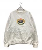 BURBERRYバーバリー）の古着「Archive Crest embroidery sweatshirt」｜ホワイト
