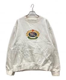 BURBERRY（バーバリー）の古着「Archive Crest embroidery sweatshirt」｜ホワイト