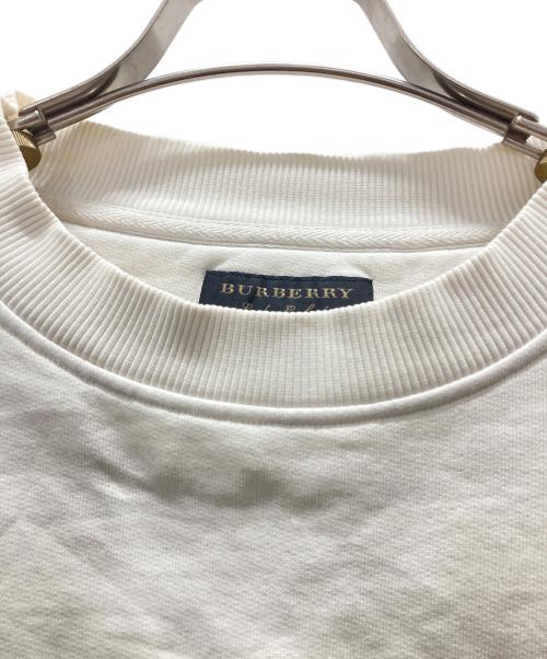 BURBERRY（バーバリー）BURBERRY (バーバリー) Archive Crest embroidery sweatshirt ホワイト サイズ:Lの古着・服飾アイテム