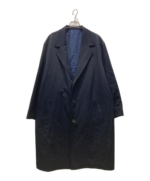Y's for men（ワイズフォーメン）Y's for men (ワイズフォーメン) ウールギャバジンチェスターコート ネイビー サイズ:Lの古着・服飾アイテム