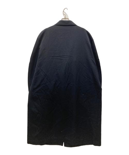 Y's for men（ワイズフォーメン）Y's for men (ワイズフォーメン) ウールギャバジンチェスターコート ネイビー サイズ:Lの古着・服飾アイテム