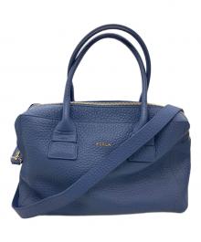 FURLA（フルラ）の古着「Capriccio /カプリッチョ 2WAYサッチェルバッグ」｜ネイビー