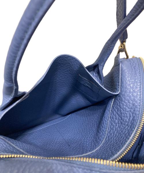 FURLA（フルラ）FURLA (フルラ) Capriccio /カプリッチョ 2WAYサッチェルバッグ ネイビーの古着・服飾アイテム