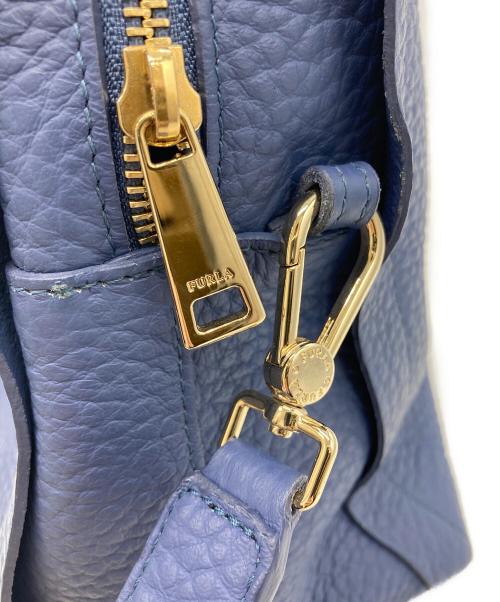 FURLA（フルラ）FURLA (フルラ) Capriccio /カプリッチョ 2WAYサッチェルバッグ ネイビーの古着・服飾アイテム