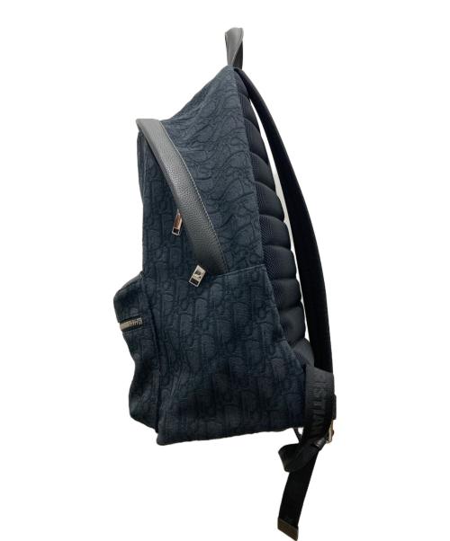 Dior（ディオール）Dior (ディオール) Rider バックパック/ ディオール オブリーク ジャカード ブラックの古着・服飾アイテム