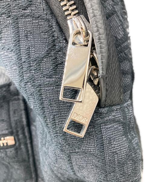Dior（ディオール）Dior (ディオール) Rider バックパック/ ディオール オブリーク ジャカード ブラックの古着・服飾アイテム