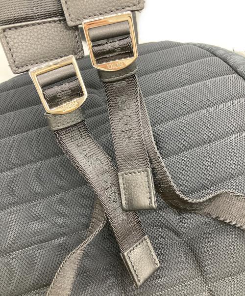 Dior（ディオール）Dior (ディオール) Rider バックパック/ ディオール オブリーク ジャカード ブラックの古着・服飾アイテム