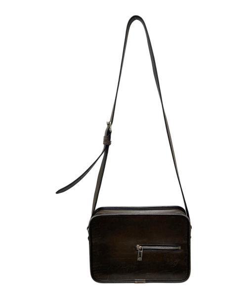 Berluti（ベルルッティ）Berluti (ベルルッティ) ジュルナリエスクリットレザーメッセンジャーバッグ ブラウンの古着・服飾アイテム