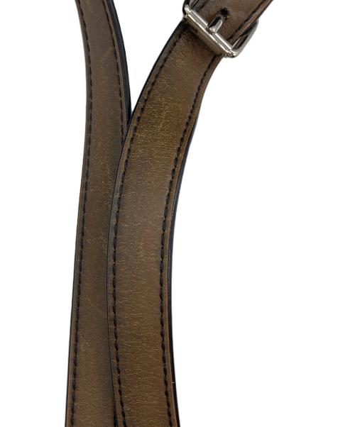 Berluti（ベルルッティ）Berluti (ベルルッティ) ジュルナリエスクリットレザーメッセンジャーバッグ ブラウンの古着・服飾アイテム