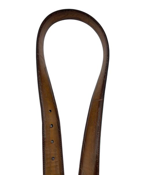 Berluti（ベルルッティ）Berluti (ベルルッティ) カリグラフィベルト ブラウンの古着・服飾アイテム