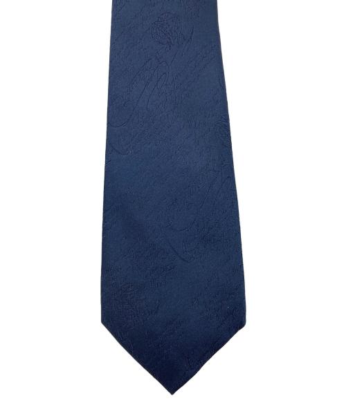 Berluti（ベルルッティ）Berluti (ベルルッティ) カリグラフィー シルクネクタイ ネイビー サイズ:-の古着・服飾アイテム