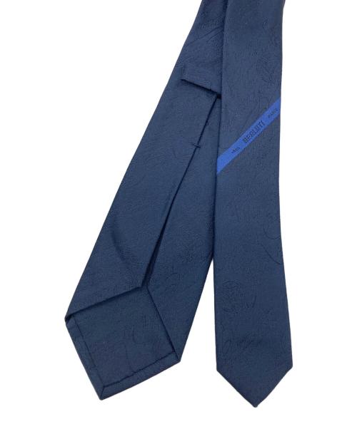 Berluti（ベルルッティ）Berluti (ベルルッティ) カリグラフィー シルクネクタイ ネイビー サイズ:-の古着・服飾アイテム
