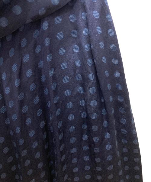 COMME des GARCONS COMME des GARCONS（コムデギャルソン コムデギャルソン）COMME des GARCONS COMME des GARCONS (コムデギャルソン コムデギャルソン) ドット柄前開きノースリーブワンピース ネイビー サイズ:XSの古着・服飾アイテム