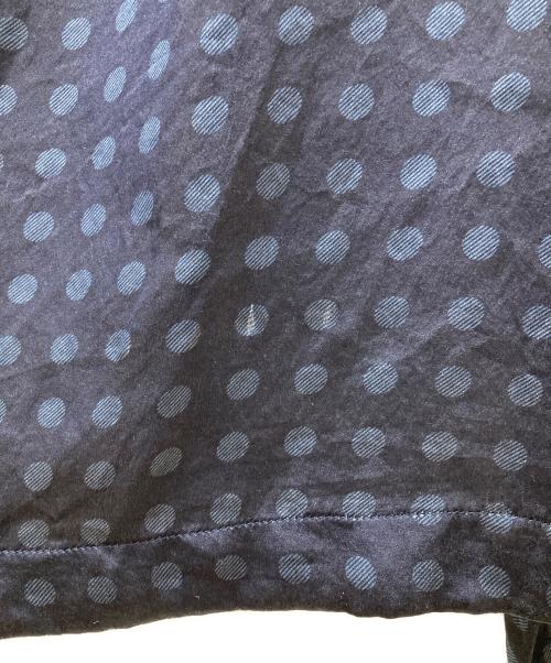 COMME des GARCONS COMME des GARCONS（コムデギャルソン コムデギャルソン）COMME des GARCONS COMME des GARCONS (コムデギャルソン コムデギャルソン) ドット柄前開きノースリーブワンピース ネイビー サイズ:XSの古着・服飾アイテム