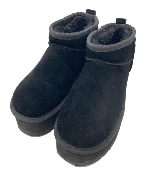 UGG（アグ）UGG (アグ) クラシックウルトラミニプラットフォーム ブラック サイズ:23の古着・服飾アイテム