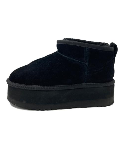UGG（アグ）UGG (アグ) クラシックウルトラミニプラットフォーム ブラック サイズ:23の古着・服飾アイテム