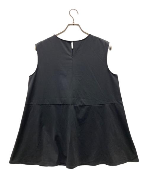 PLST（プラステ）PLST (プラステ) セットアップブラウス/クールタッチ ジャージーパンツ セットアップ ブラック サイズ:Lの古着・服飾アイテム