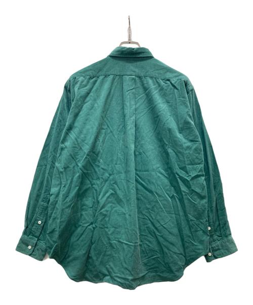 leno（リノ）leno (リノ) 細畝コーデュロイシャツ グリーン サイズ:1の古着・服飾アイテム