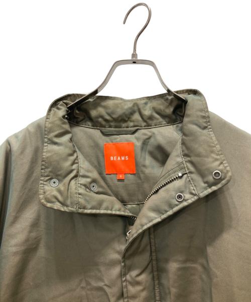 BEAMS（ビームス）BEAMS (ビームス) シャンブレーダウンモッズコート カーキ サイズ:Sの古着・服飾アイテム