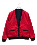 VIRGIL NORMAL×TENBOXヴァージルノーマル×テンボックス）の古着「バック匣ロゴ リバーシブルジャケット」｜レッド