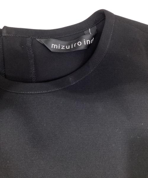 mizuiro-ind（ミズイロインド）mizuiro-ind (ミズイロインド) ワイドサックワンピース ブラック サイズ:記載なしの古着・服飾アイテム
