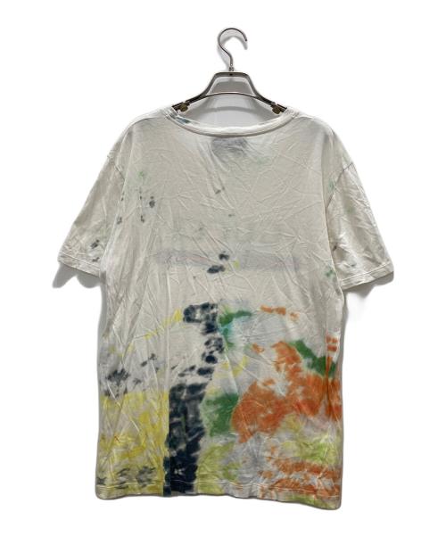 GUCCI（グッチ）GUCCI (グッチ) タイダイロゴプリントTシャツ ホワイト サイズ:Mの古着・服飾アイテム