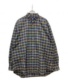 RALPH LAUREN（ラルフローレン）の古着「ボタンダウンシャツ」｜グリーン