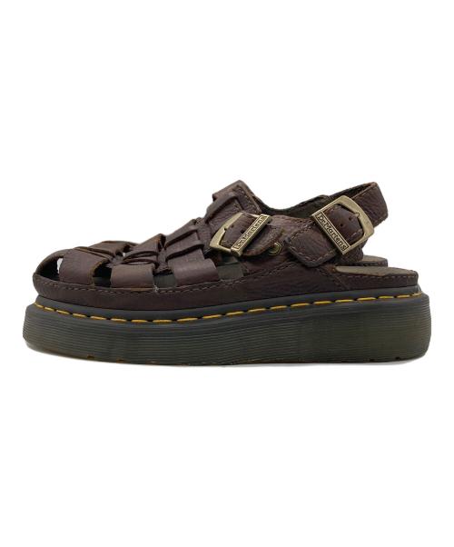 Dr.Martens（ドクターマーチン）Dr.Martens (ドクターマーチン) グルカサンダル ブラウン サイズ:7の古着・服飾アイテム