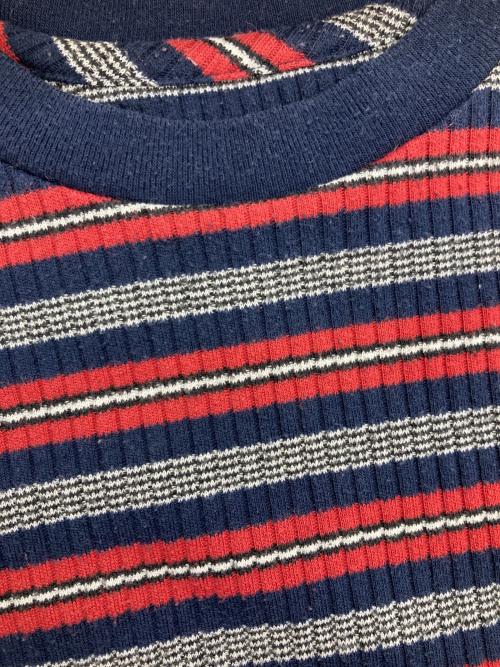 SUPREME（シュプリーム）SUPREME (シュプリーム) 16AW ボーダーニット ネイビー サイズ:Ｍの古着・服飾アイテム
