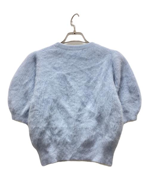 HER LIP TO（ハーリップトゥ）Her lip to (ハーリップトゥ) Fancy Cashmere Blend Pullover スカイブルー サイズ:F 未使用品の古着・服飾アイテム