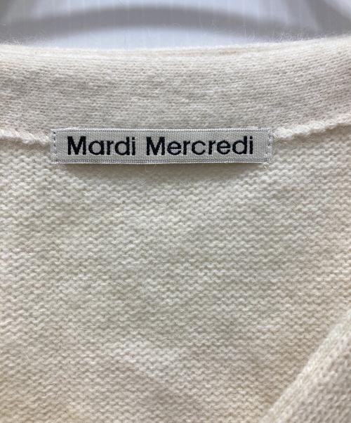 Mardi Mercredi（マルディメクルディ）Mardi Mercredi (マルディメクルディ) カーディガン ベージュ サイズ:FERRの古着・服飾アイテム