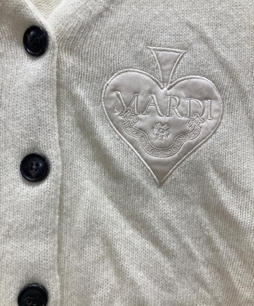 Mardi Mercredi（マルディメクルディ）Mardi Mercredi (マルディメクルディ) カーディガン ベージュ サイズ:FERRの古着・服飾アイテム