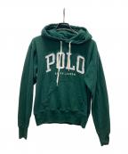 POLO RALPH LAURENポロ・ラルフローレン）の古着「ロゴプルオーバーパーカー」｜グリーン
