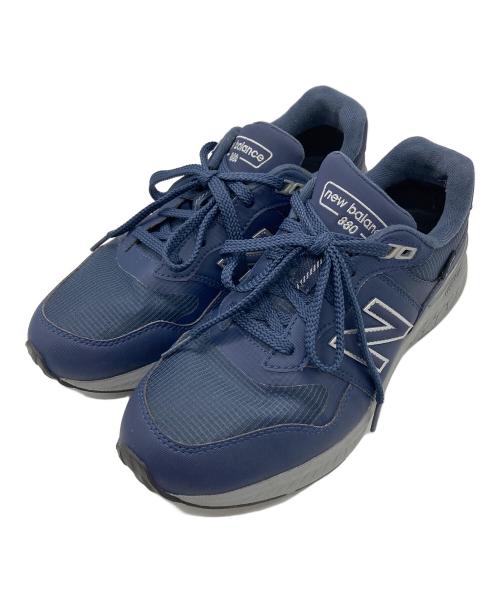 NEW BALANCE（ニューバランス）NEW BALANCE (ニューバランス) ローカットスニーカー ネイビー サイズ:25.5の古着・服飾アイテム
