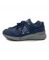 NEW BALANCE (ニューバランス) ローカットスニーカー ネイビー サイズ:25.5：5000円