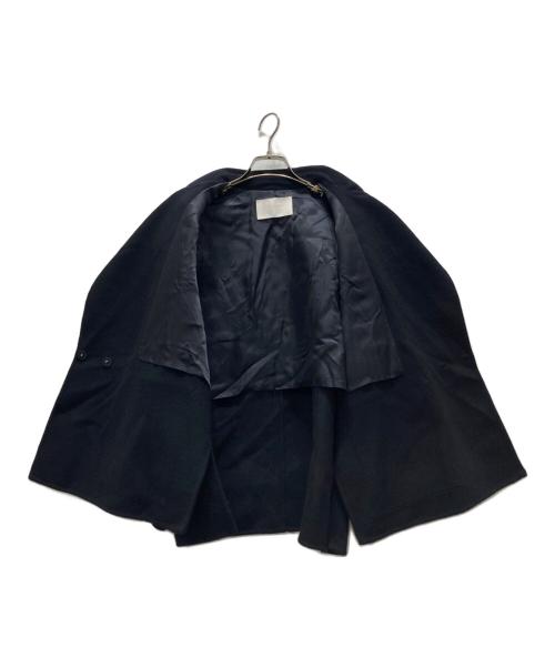 BALLSEY（ボールジィ）BALLSEY (ボールジィ) プレミアムウールリバー オープンカラーショートコート ネイビー サイズ:34の古着・服飾アイテム