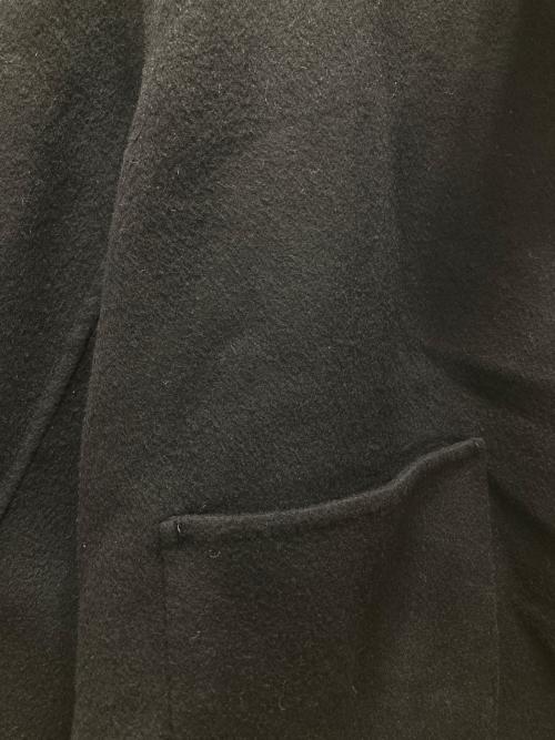BALLSEY（ボールジィ）BALLSEY (ボールジィ) プレミアムウールリバー オープンカラーショートコート ネイビー サイズ:34の古着・服飾アイテム