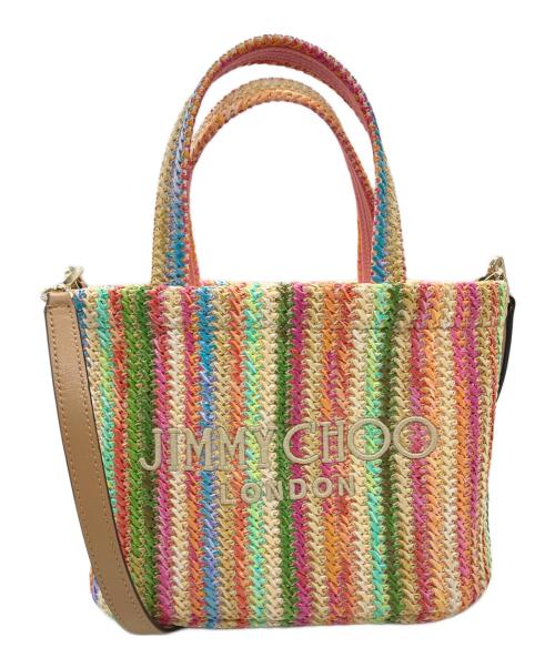 JIMMY CHOO（ジミーチュウ）JIMMY CHOO (ジミーチュウ) BEACH TOTE マルチカラーの古着・服飾アイテム
