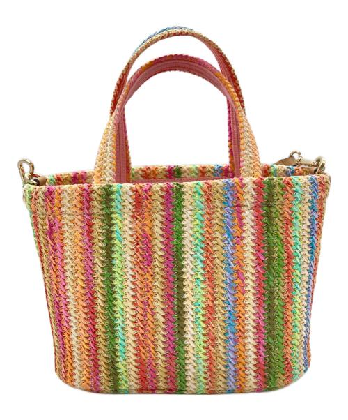 JIMMY CHOO（ジミーチュウ）JIMMY CHOO (ジミーチュウ) BEACH TOTE マルチカラーの古着・服飾アイテム