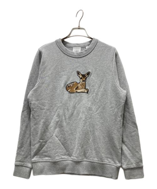 BURBERRY（バーバリー）BURBERRY (バーバリー) クルーネックスウェット グレー サイズ:XSの古着・服飾アイテム