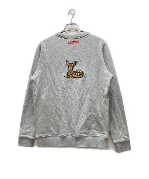 BURBERRY（バーバリー）BURBERRY (バーバリー) クルーネックスウェット グレー サイズ:XSの古着・服飾アイテム