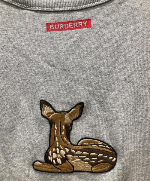 BURBERRY（バーバリー）BURBERRY (バーバリー) クルーネックスウェット グレー サイズ:XSの古着・服飾アイテム