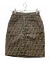 FENDI（フェンディ）の古着「ズッカ柄ミディスカート」｜ブラウン