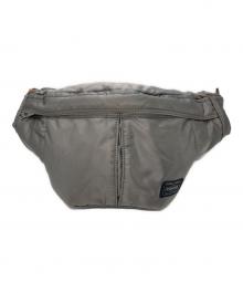 PORTER（ポーター）の古着「TANKER WAIST BAG(S)」｜ライトグレー