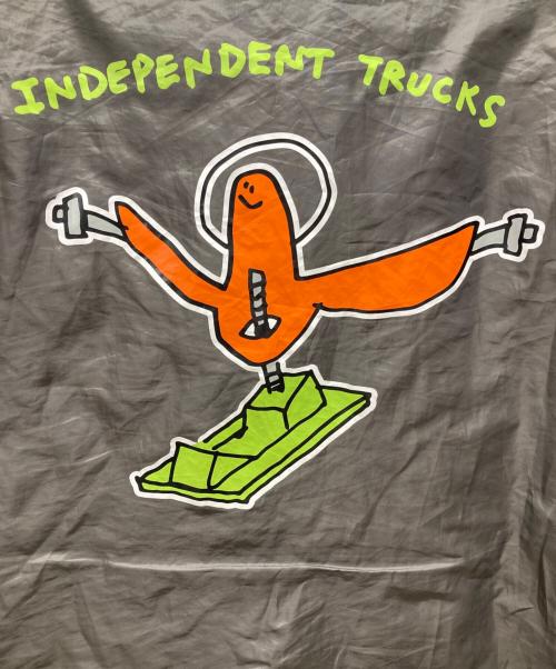 INDEPENDENT（インディペンデント）INDEPENDENT (インディペンデント) コーチジャケット/GONZ HANGER WINDBREAKER JACKET グレー サイズ:Lの古着・服飾アイテム
