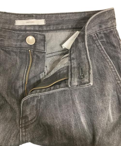 OHOTORO（オオトロ）OHOTORO (オオトロ) バギーデニムパンツ ブラック サイズ:記載無しの古着・服飾アイテム
