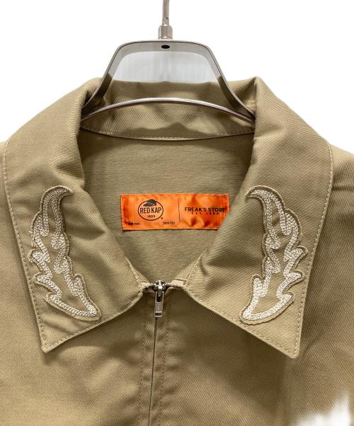 FREAK'S STORE（フリークスストア）FREAK'S STORE (フリークスストア) RED KAP (レッド キャップ) デザインワークジャケット ブラウン サイズ:Mの古着・服飾アイテム