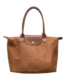LONGCHAMP（ロンシャン）の古着「ルプリアージュトートバッグ」｜ブラウン