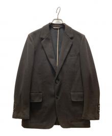 PAUL SMITH（ポールスミス）の古着「Travel ハイブリッドジャージ シングル2Bジャケット」｜ブラウン
