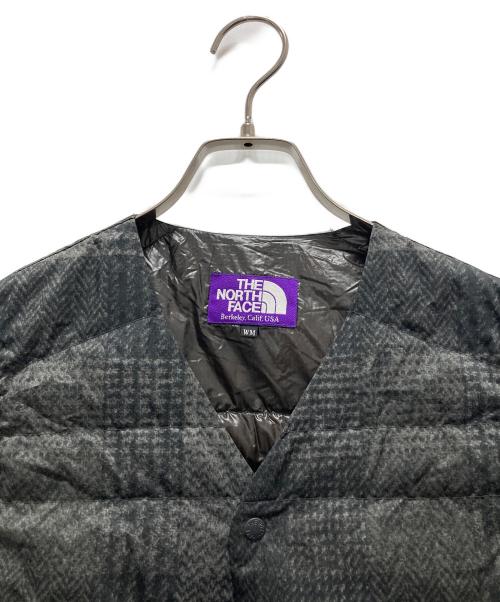 THE NORTH FACE（ザ ノース フェイス）THE NORTH FACE (ザ ノース フェイス) Tweed Print Down ブラック サイズ:Mの古着・服飾アイテム